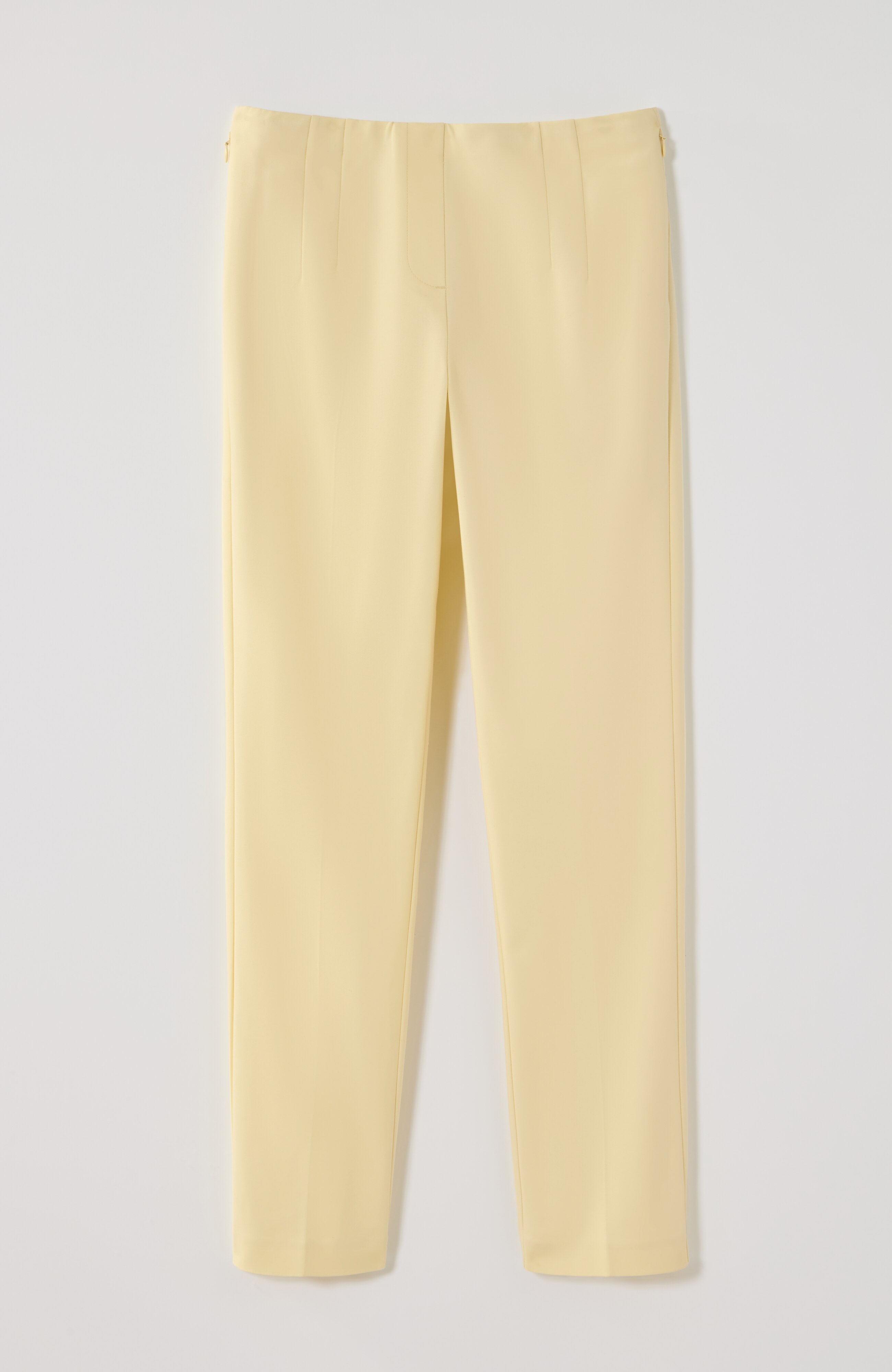 [JILLSTUART]★25SS★韓国人気★Belted Cotton Blend Pants Versatile Cotton-Stretch Slim-Leg Pants | JJill