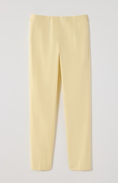 versatile cotton-stretch slim-leg pants