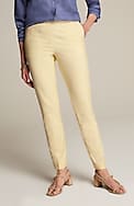 versatile cotton-stretch slim-leg pants