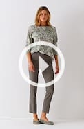 versatile cotton-stretch slim-leg pants