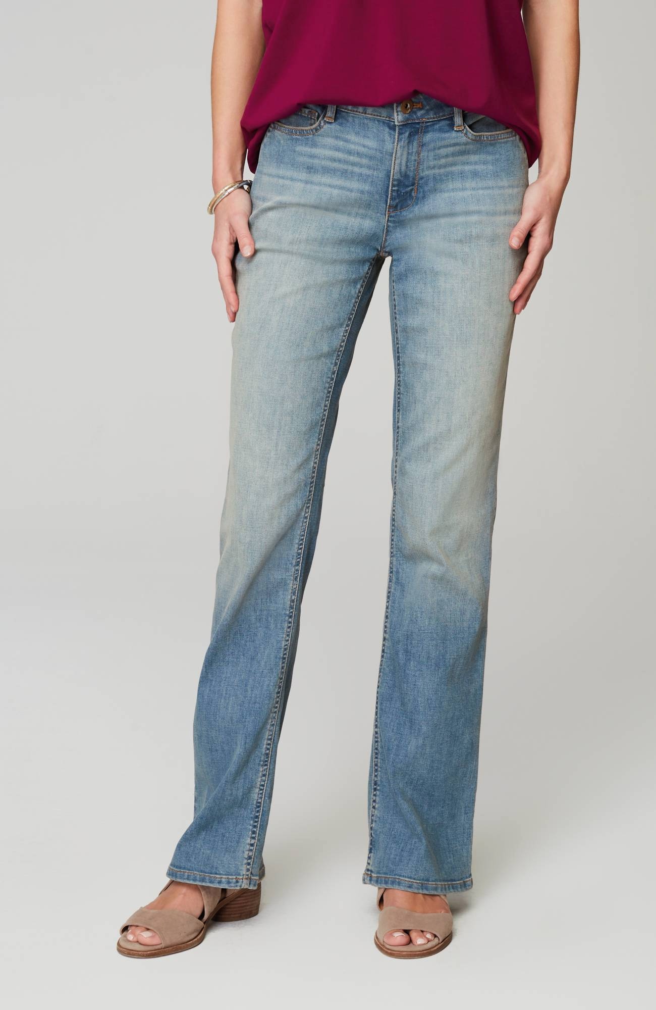 J. Jill Barely Flare Jeans