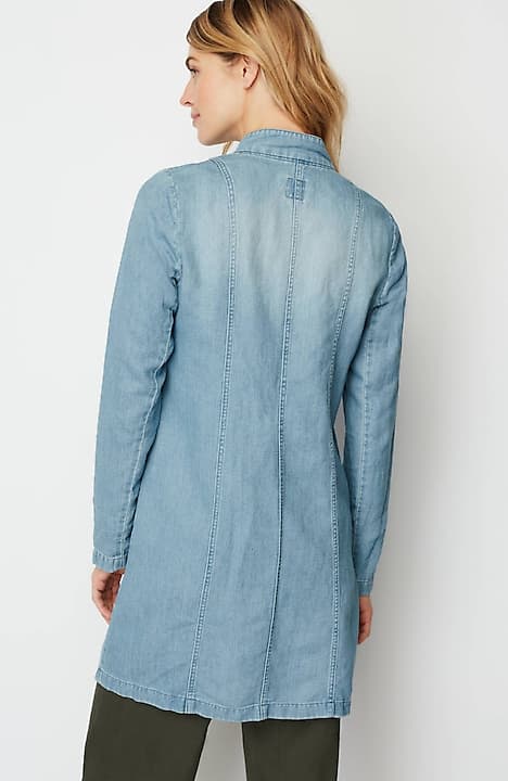 J. Jill Denim Military Duster