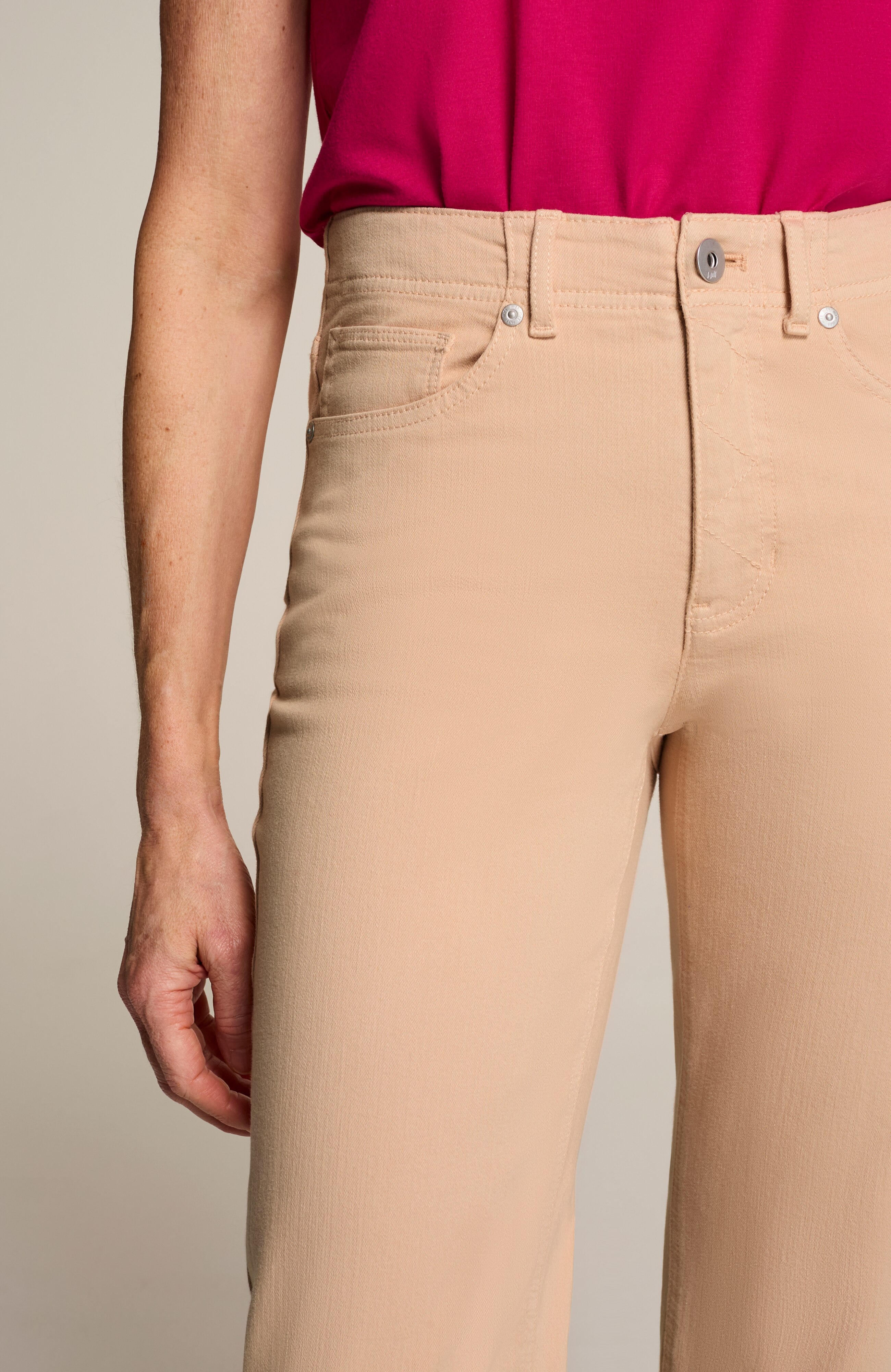 パンツ iNtimite Fringe Pants off beige Beige Wide Leg Pants with Slit Detail Online Shopping | OXXOSHOP