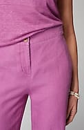 easy linen wide-leg crops