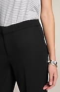 wearever polished-knit wide-leg trousers