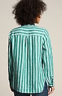 everyday linen button-front shirt