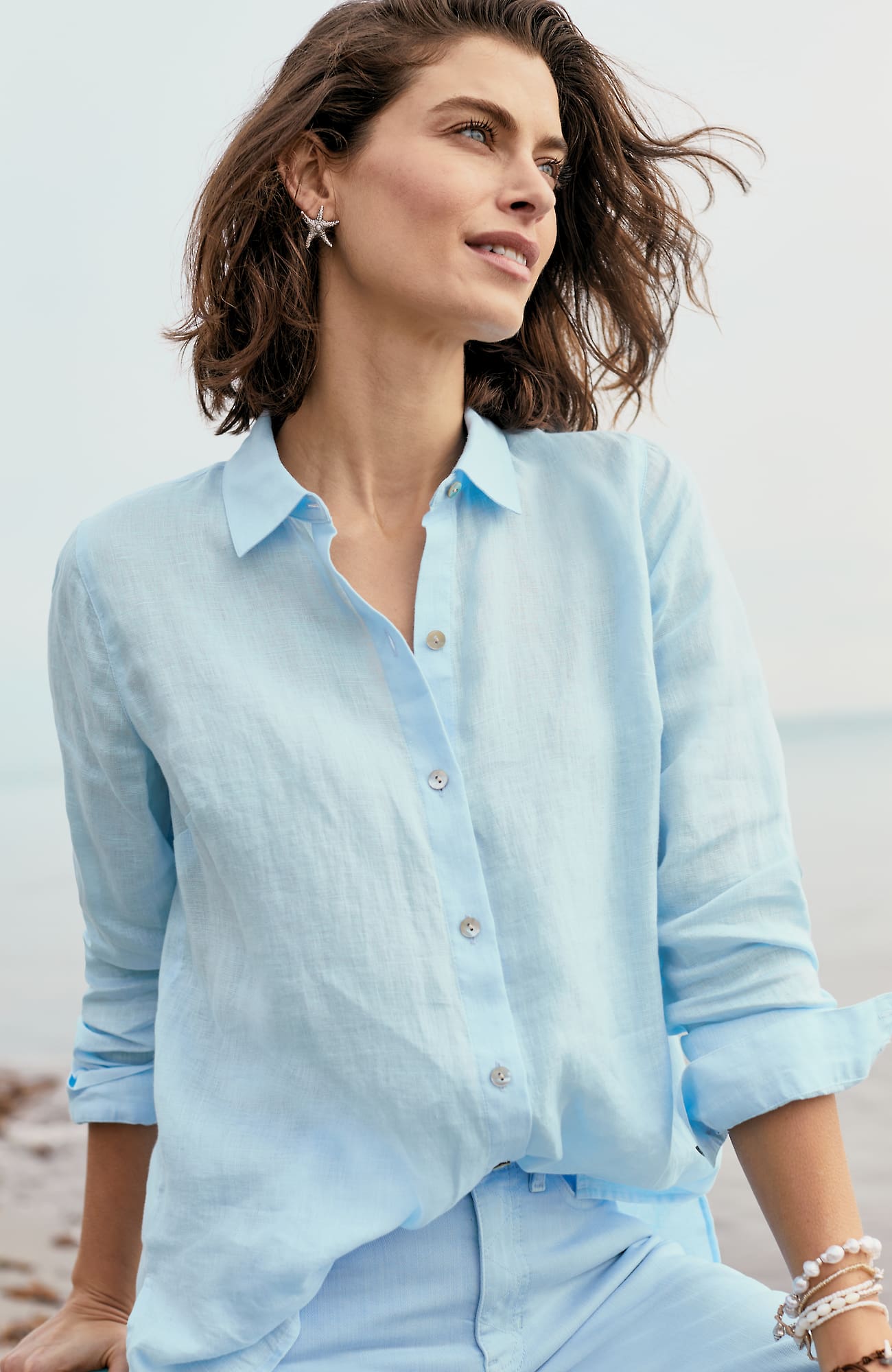 Jjill J.jill Everyday Linen Button-front Shirt