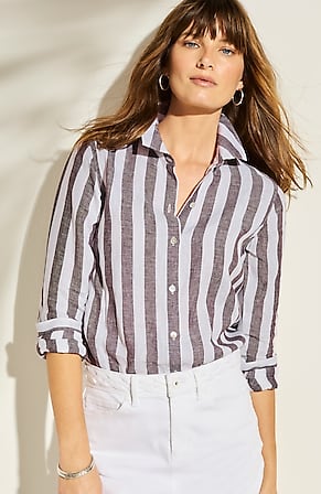 Image for Everyday Linen Button-Front Shirt