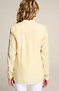 everyday linen button-front shirt