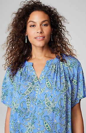 Image for Printed Voile Top