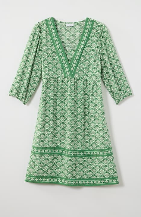 hem dress near me Jovani Short Evening 45363 100% Polyester / Lining Border-Printed Flounced-Hem Dress | JJill