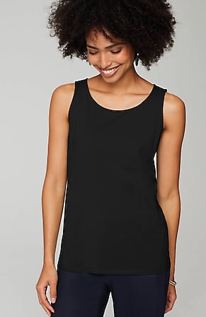 Image for Pima-Stretch Knit Tank