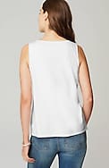 pima-stretch knit tank