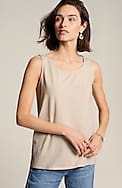 pima-stretch knit tank
