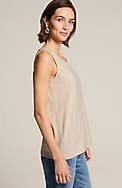 pima-stretch knit tank