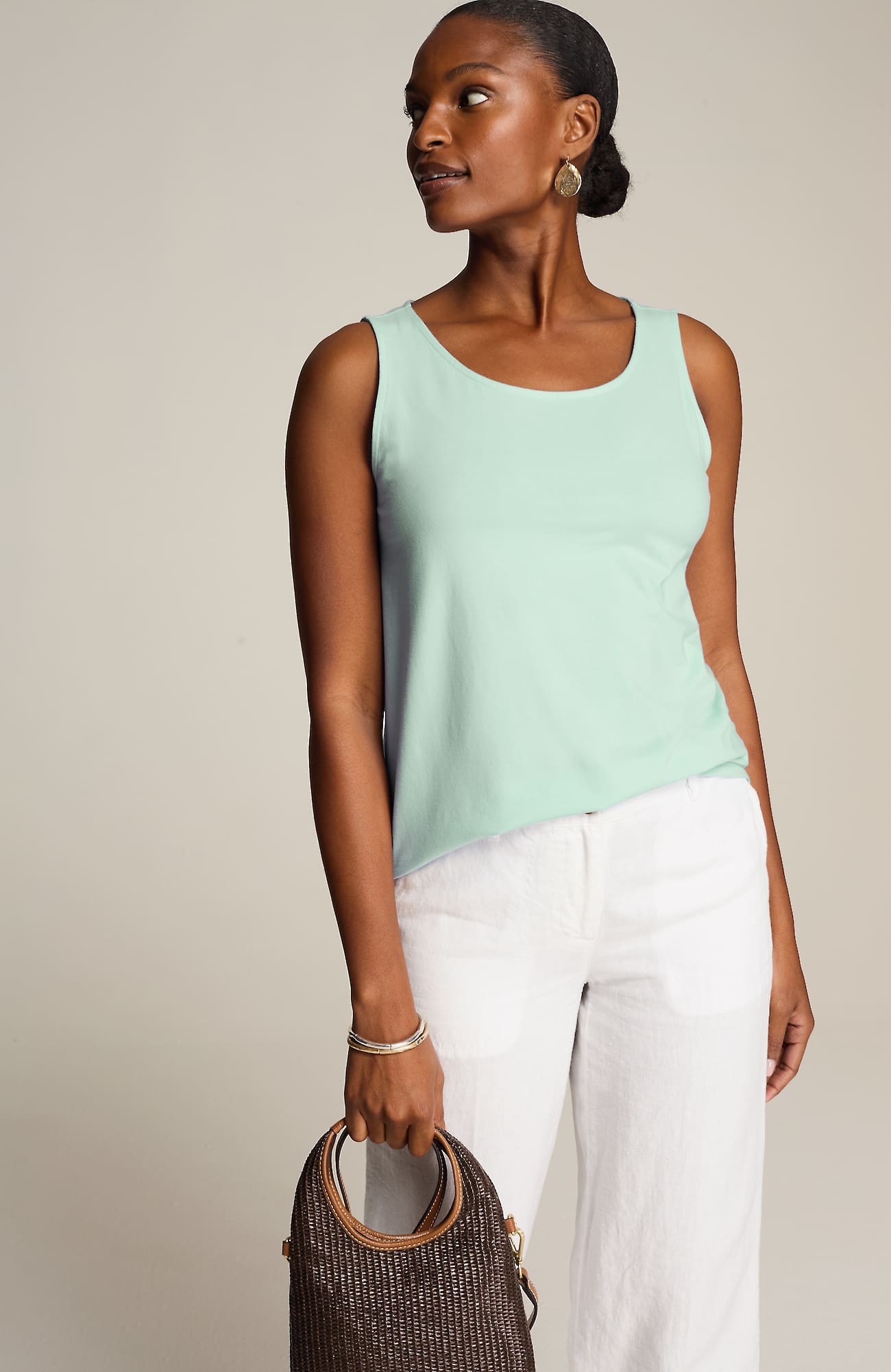 Jjill J.jill Pima-stretch Knit Tank