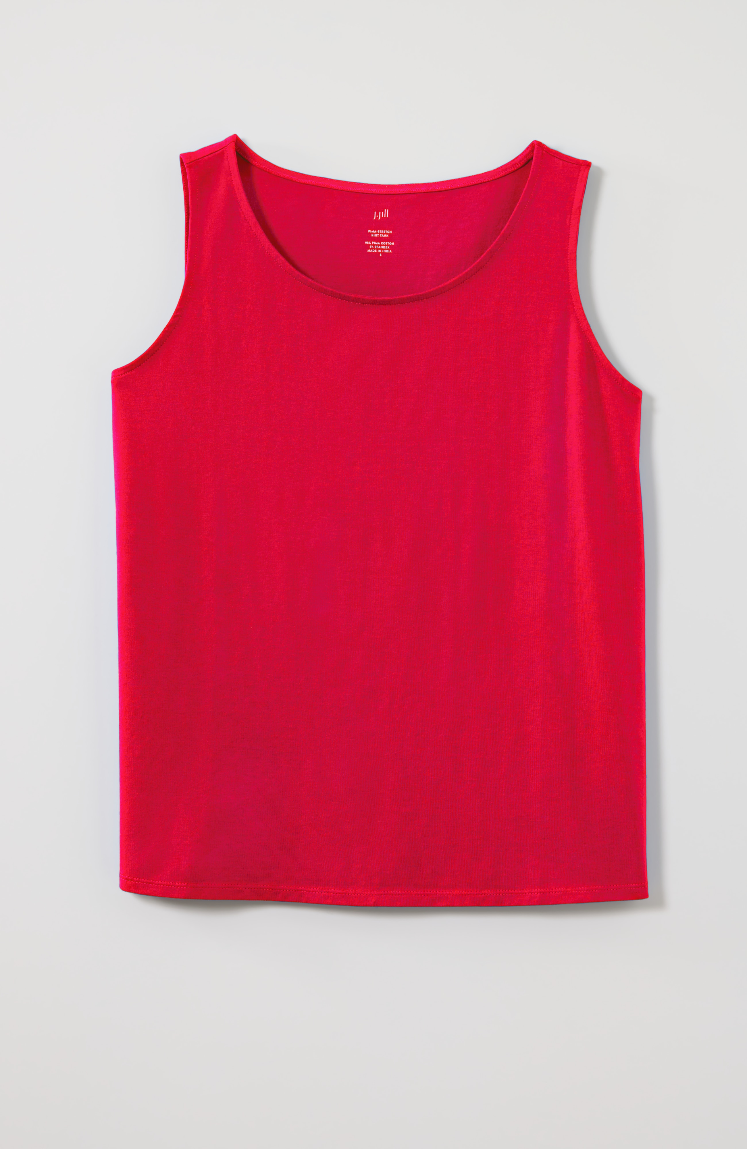 Pima-Stretch Knit Tank | JJill