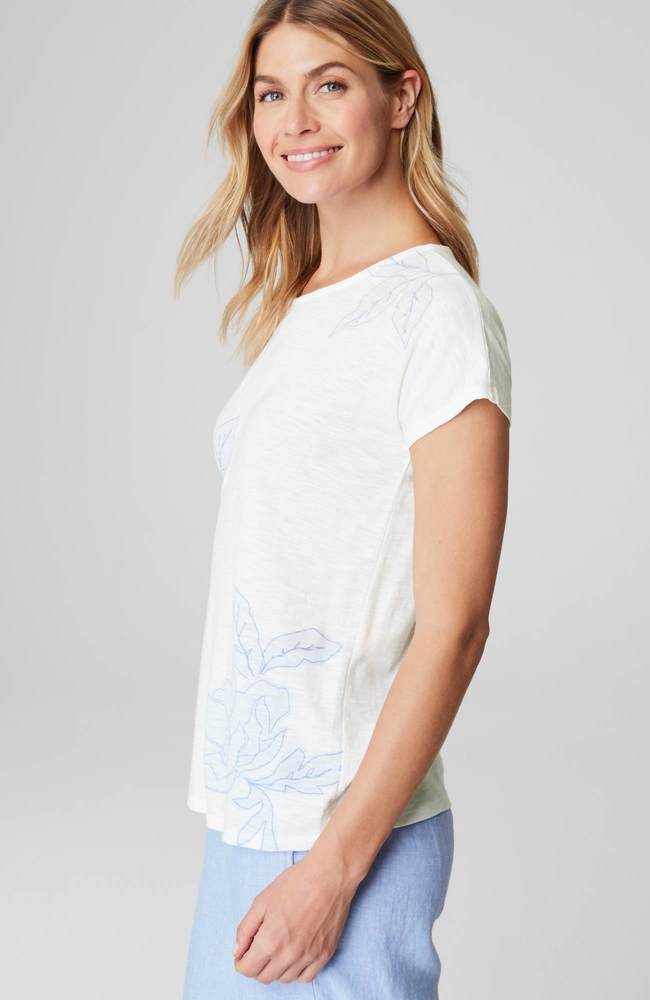 Relaxed Dolman-Sleeve Tee | JJill