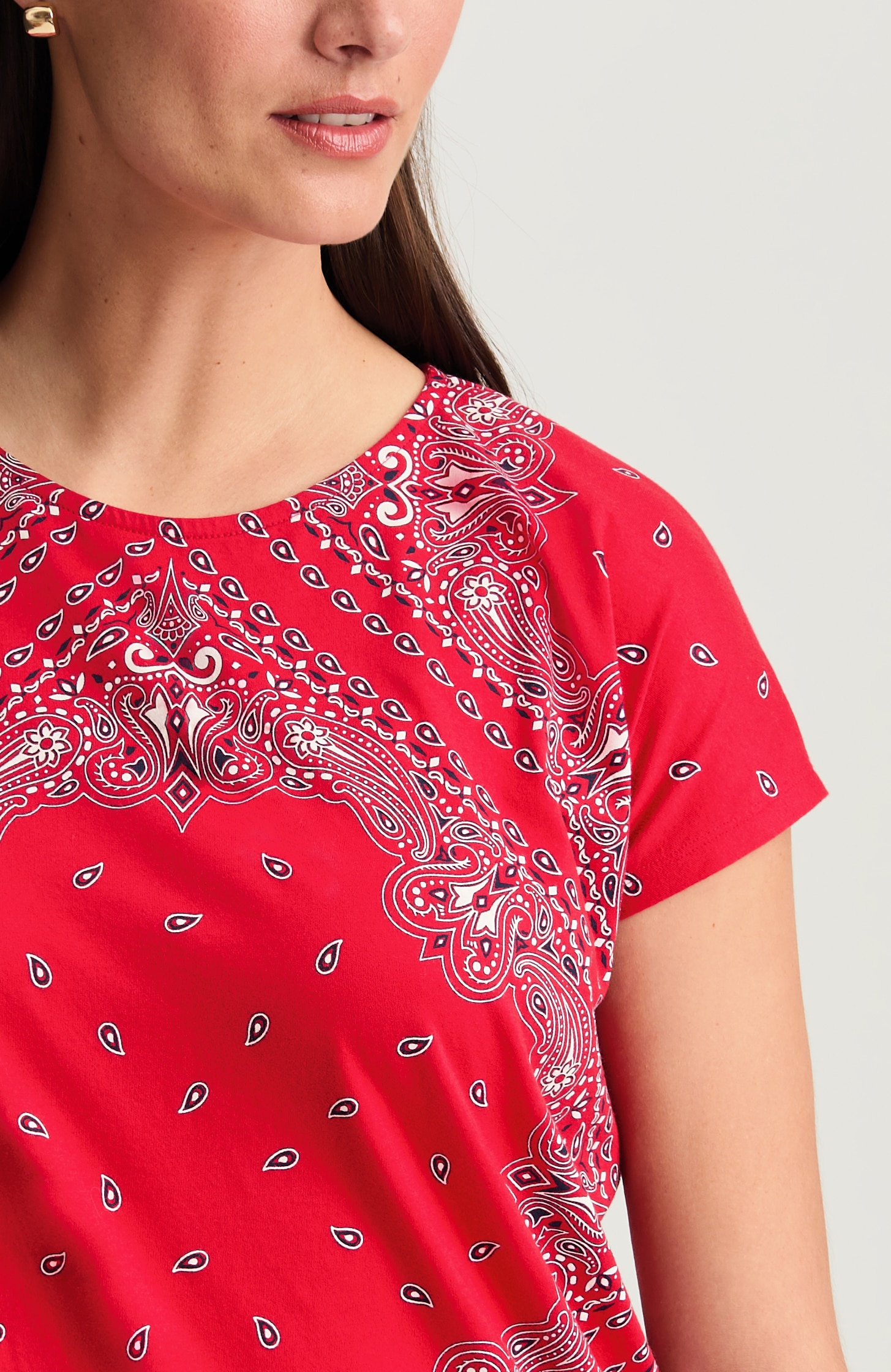 relaxed dolman-sleeve tee