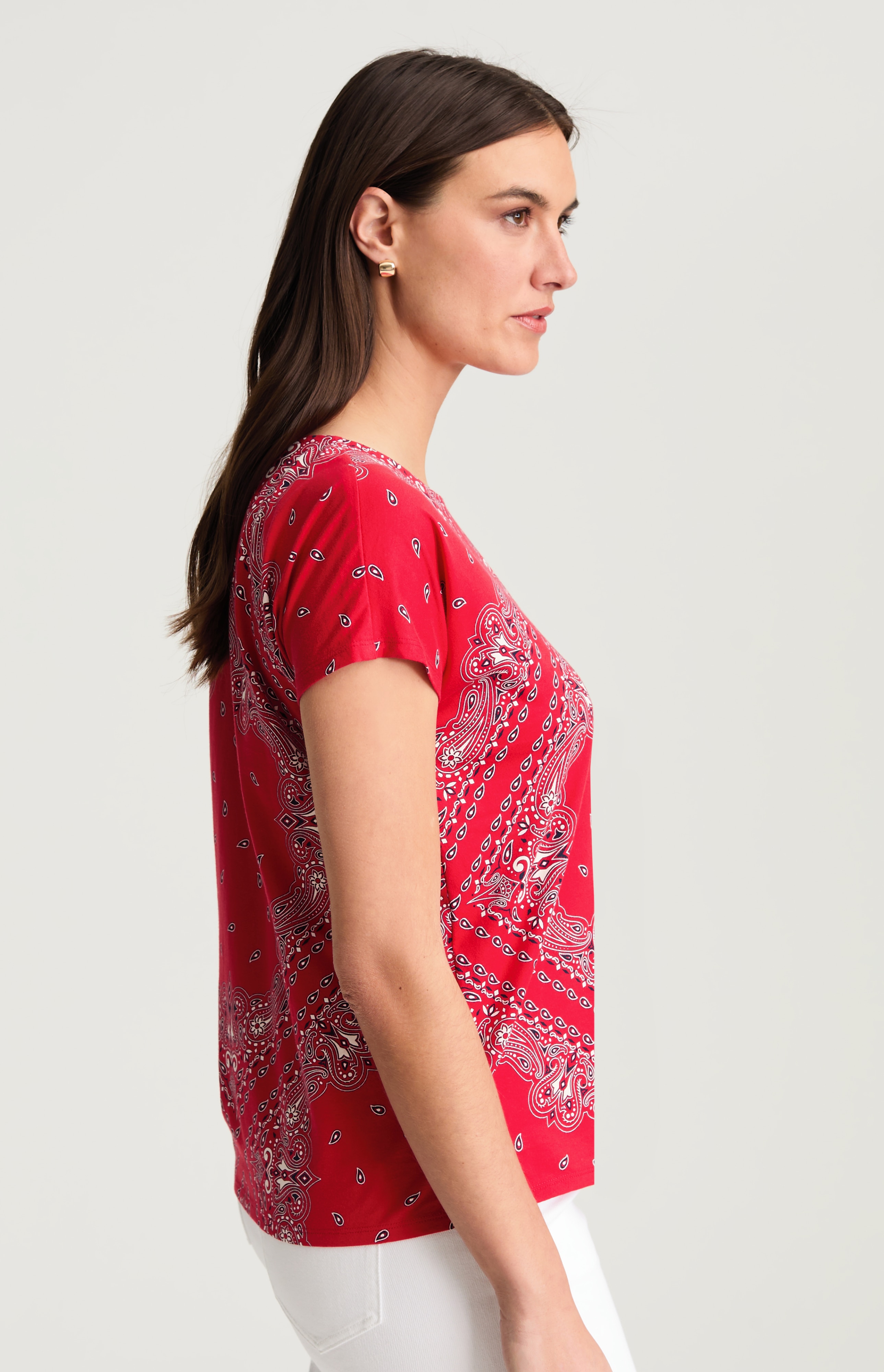 relaxed dolman-sleeve tee