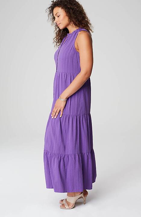 Sleeveless Tiered Maxi Dress | JJill