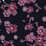 navy blue retro floral