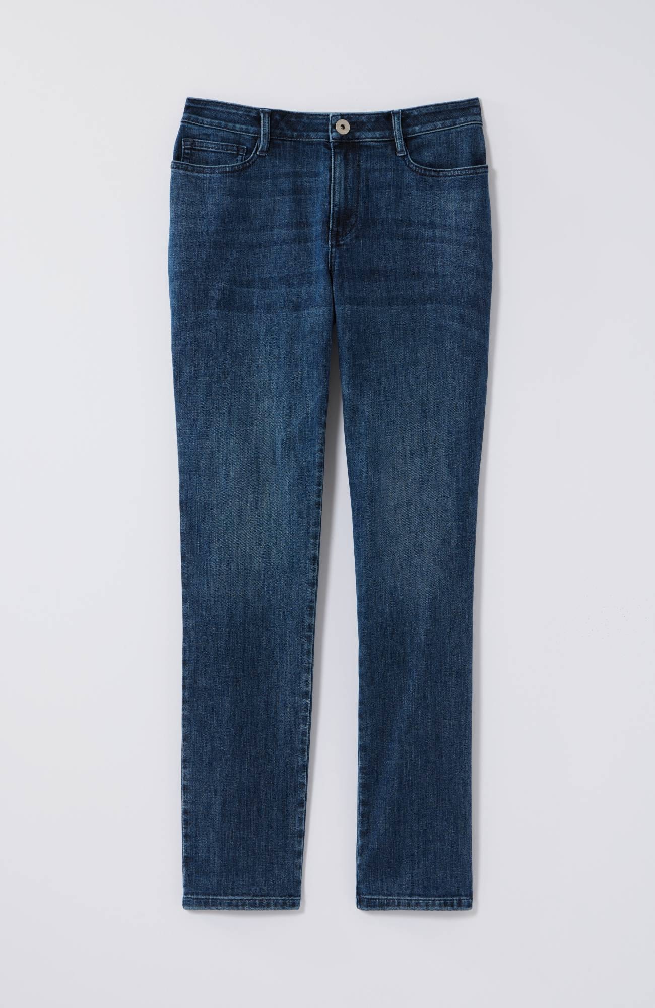 Curvy-Fit Slim-Leg Jeans