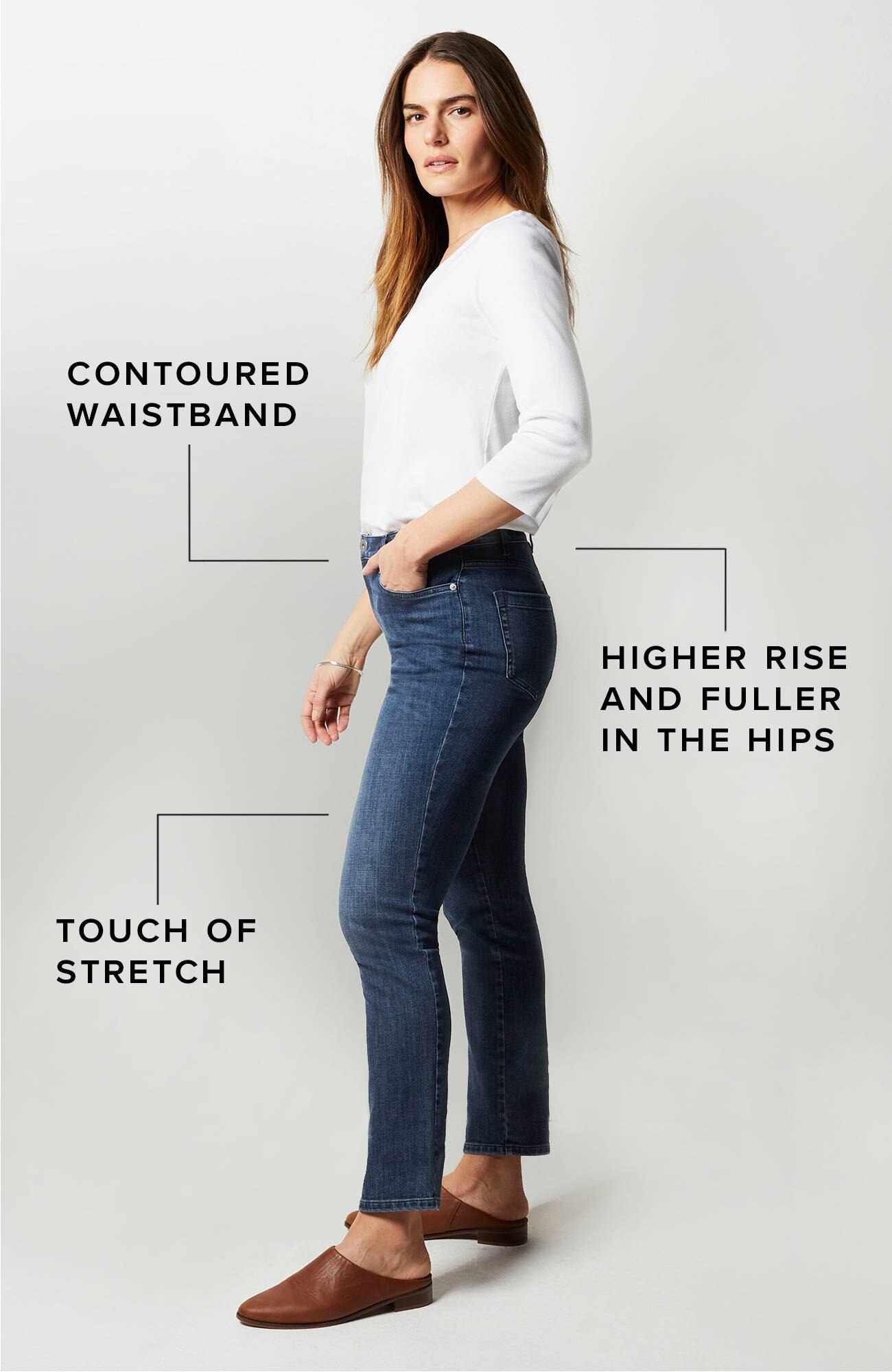 Curvy-Fit Slim-Leg Jeans