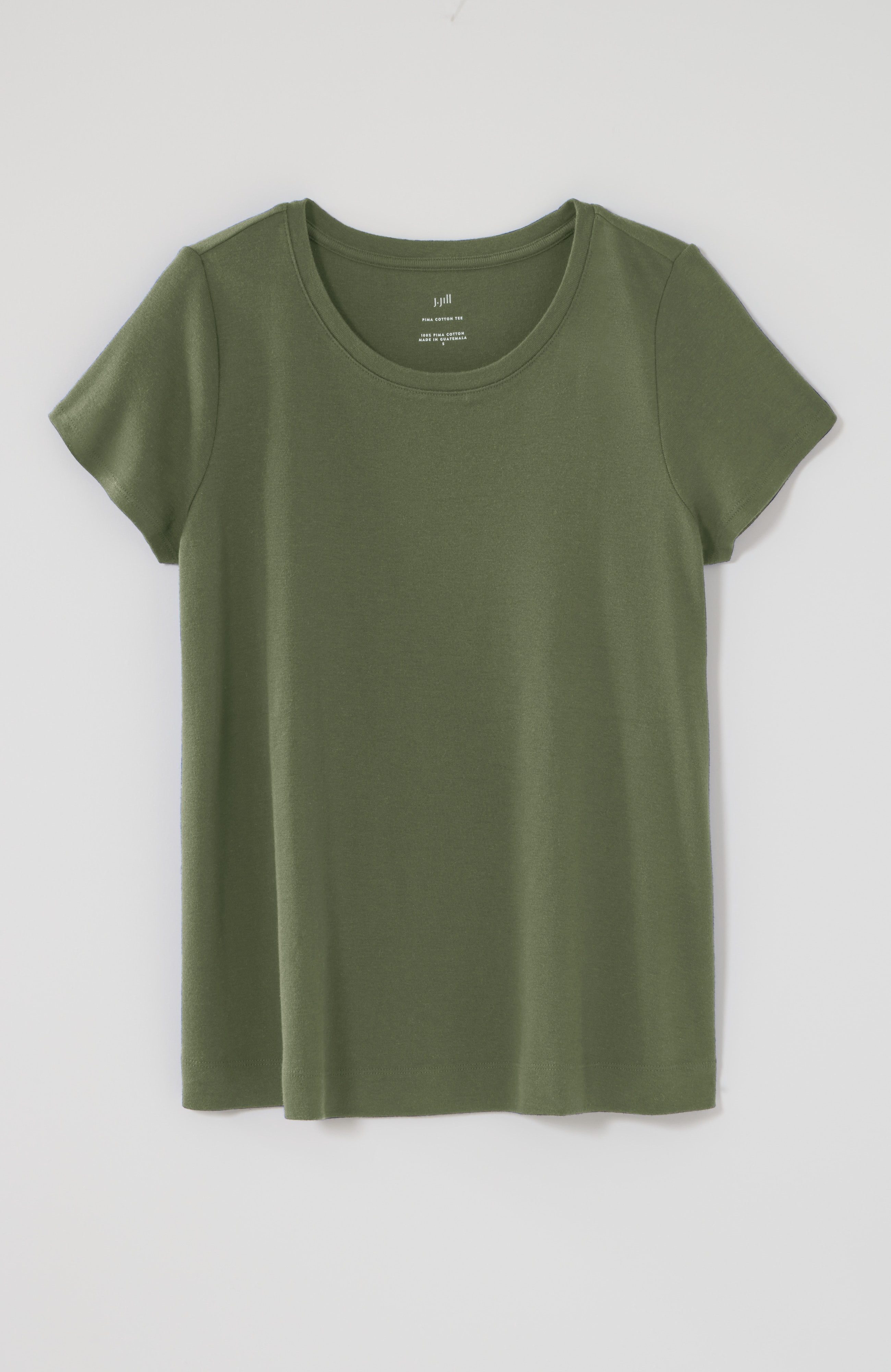 Tシャツ・カットソー T-SHIRT IN PIMA COTTON JERSEY Organic Pima Cotton Jersey Long Tee | EILEEN FISHER