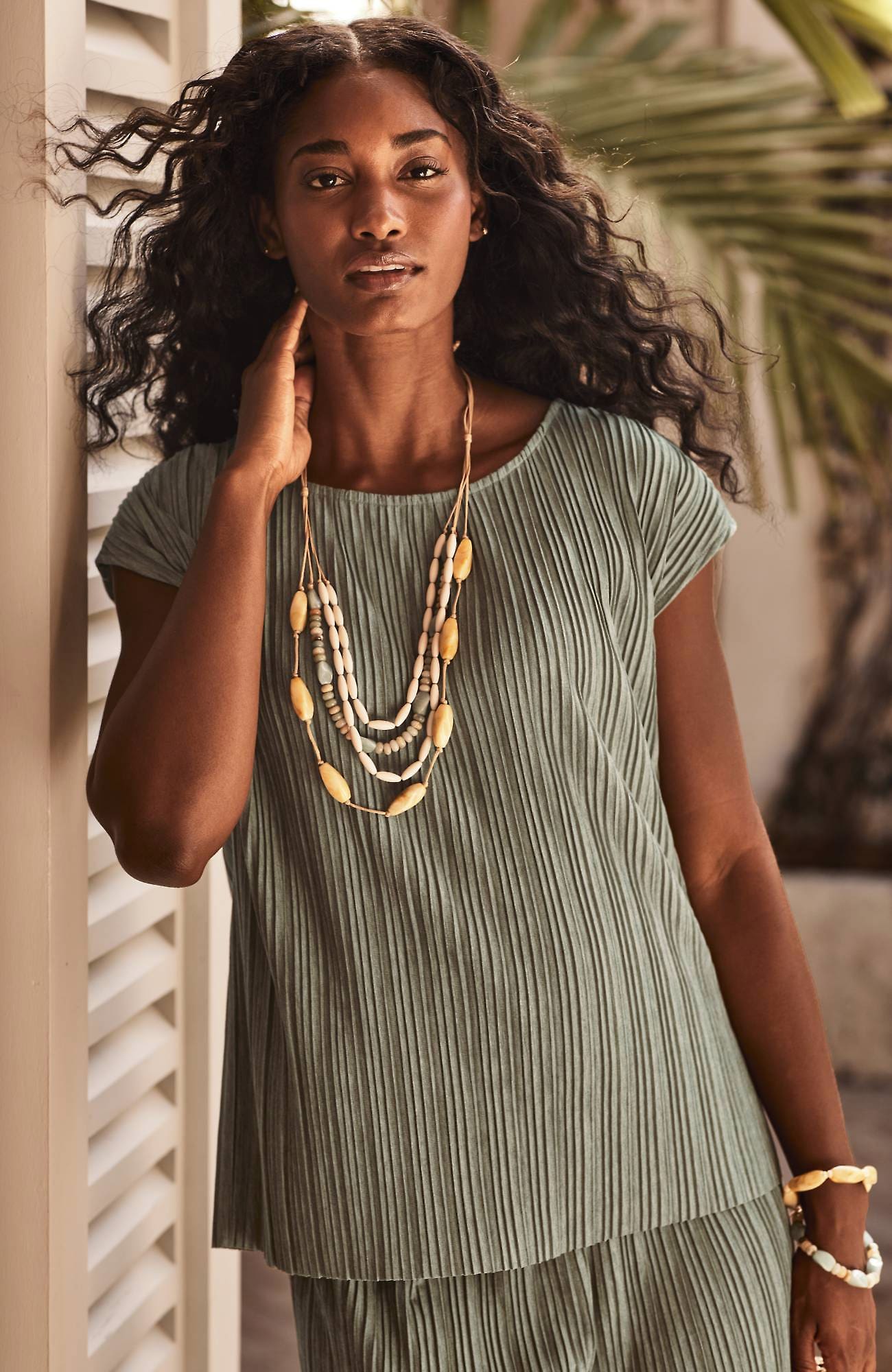 Jjill J.jill Pure Jill Pleated Dolman-sleeve Top In Dark Thyme Heather