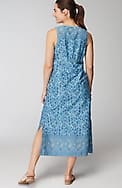 pure jill waist-seamed maxi dress