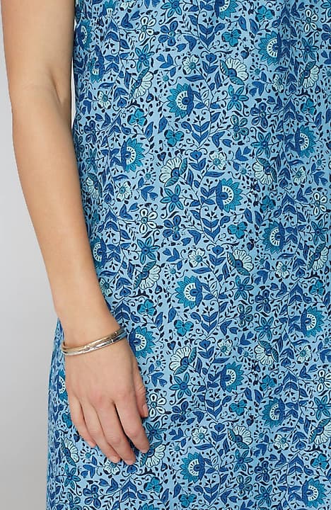 pure jill waist-seamed maxi dress