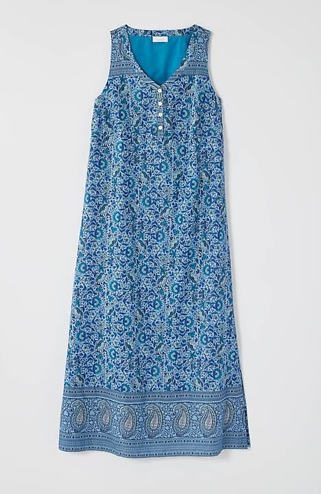 pure jill waist-seamed maxi dress