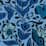 soft blue wave mixed artisanal floral