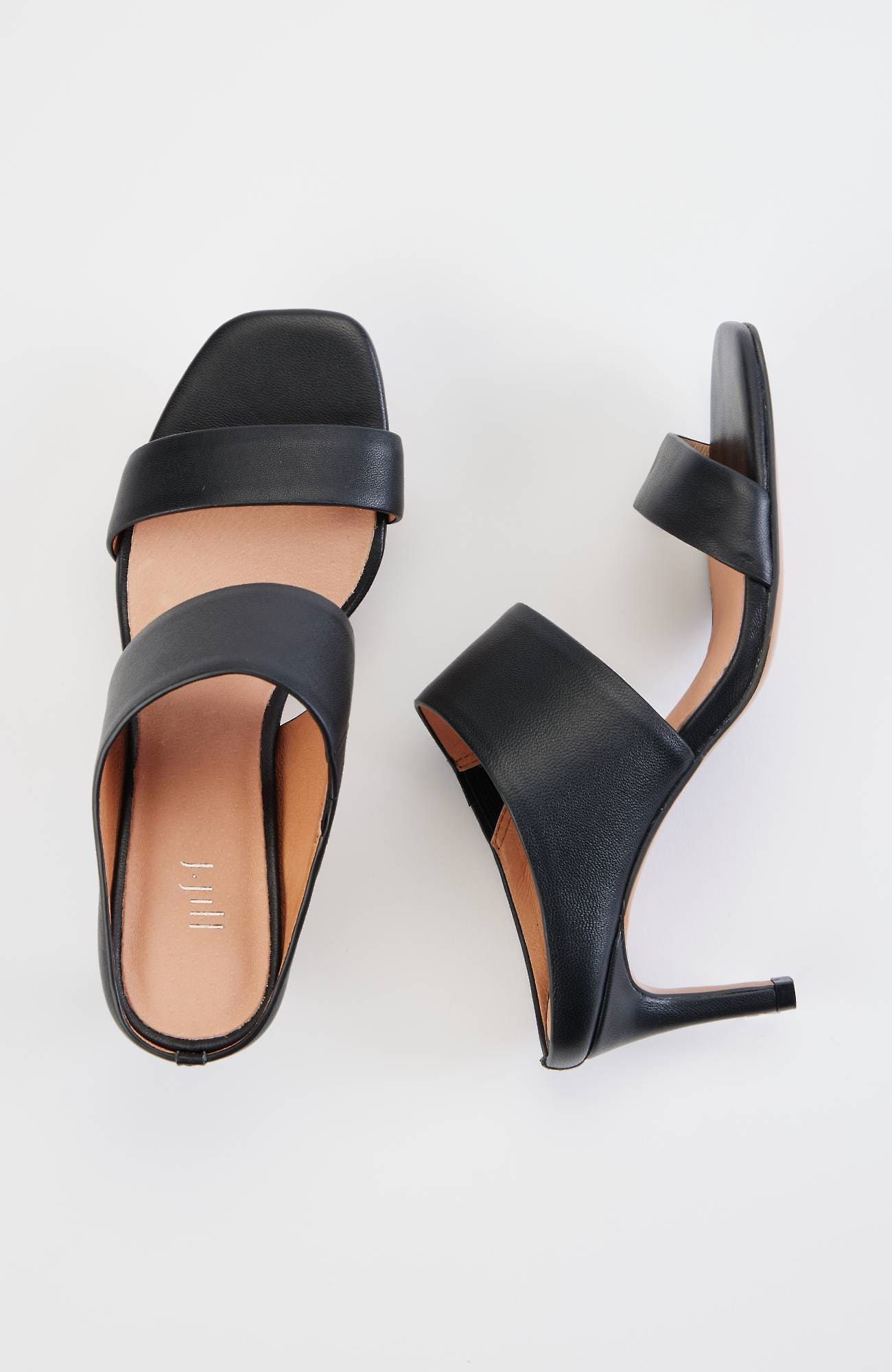 Shop Jjill J.jill Clara Double-strap Heels In Black