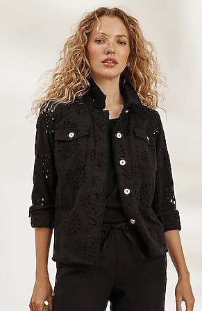 Image for Embroidered Eyelet Jacket