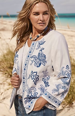 Image for Lightweight Embroidered Jacket