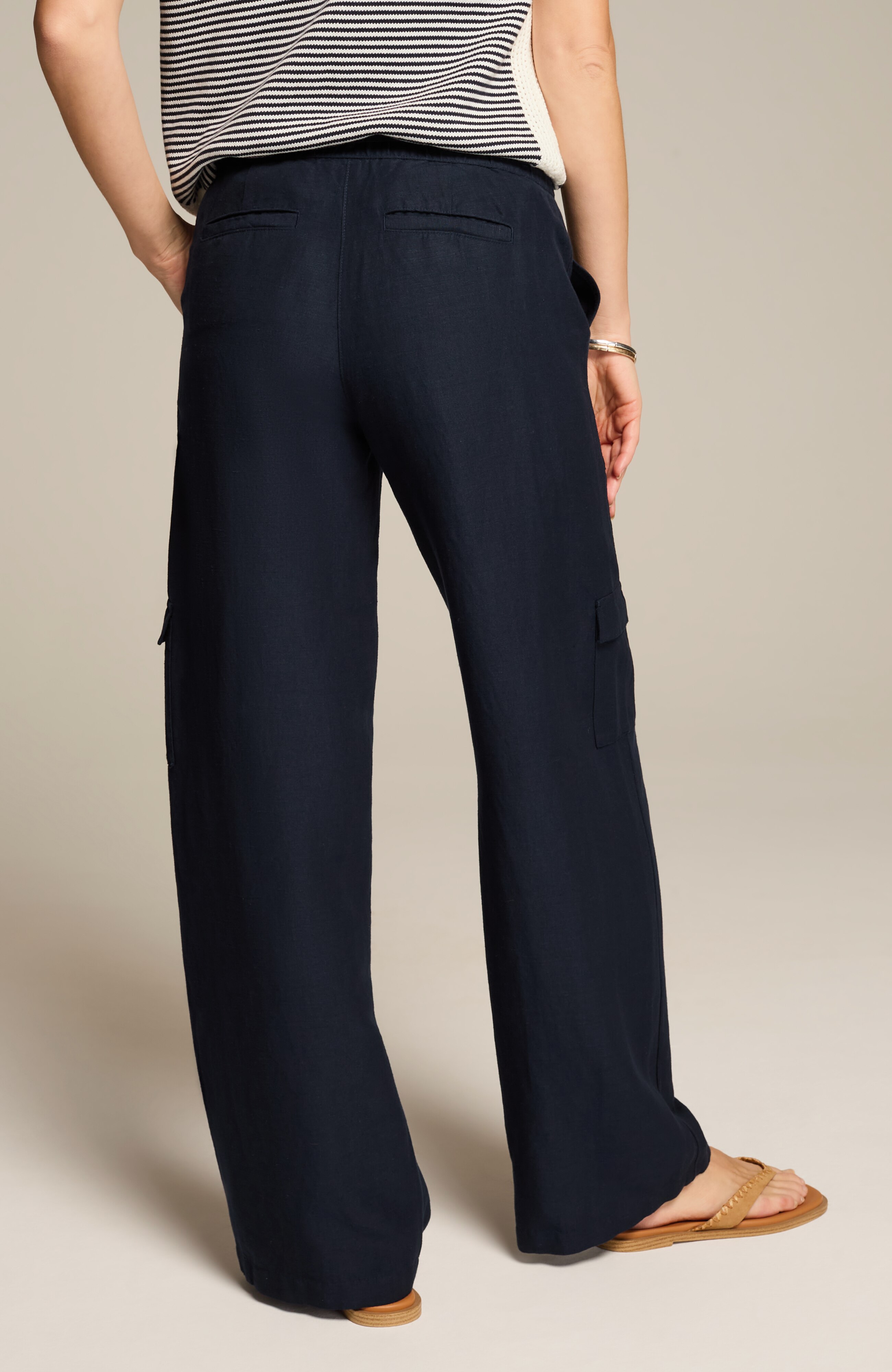 パンツ LIDNM WOOL LINEN BACKSATIN WIDE CARGO LIDNM / Llife ONLINE STORE / BOTTOM