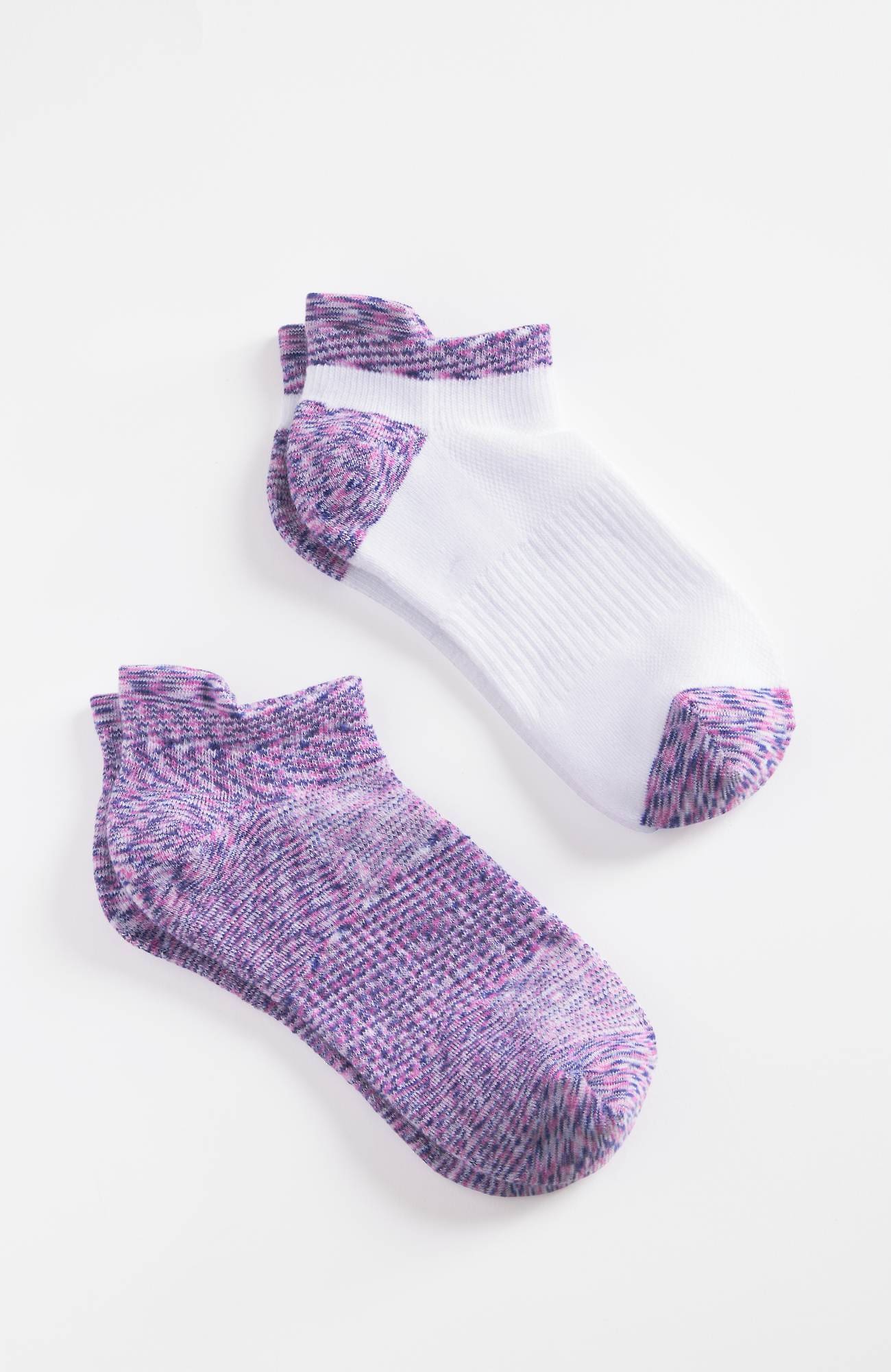 Jjill J.jill Space-dye Fit Socks 2-pack In Pale Orchid Multi