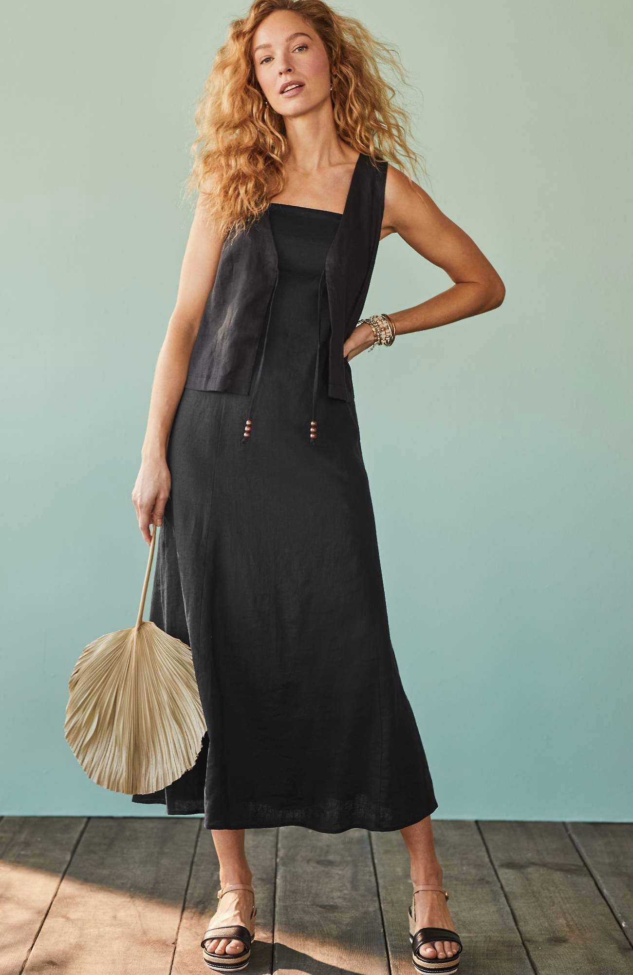 J.Jill Linen Two-Piece Dress Set