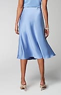 wearever satin a-line skirt