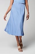 wearever satin a-line skirt