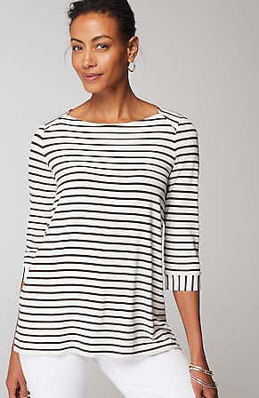 Image for Wearever Mixed-Stripes Top