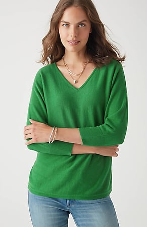 Image for V-Neck Dolman Pullover Sweater