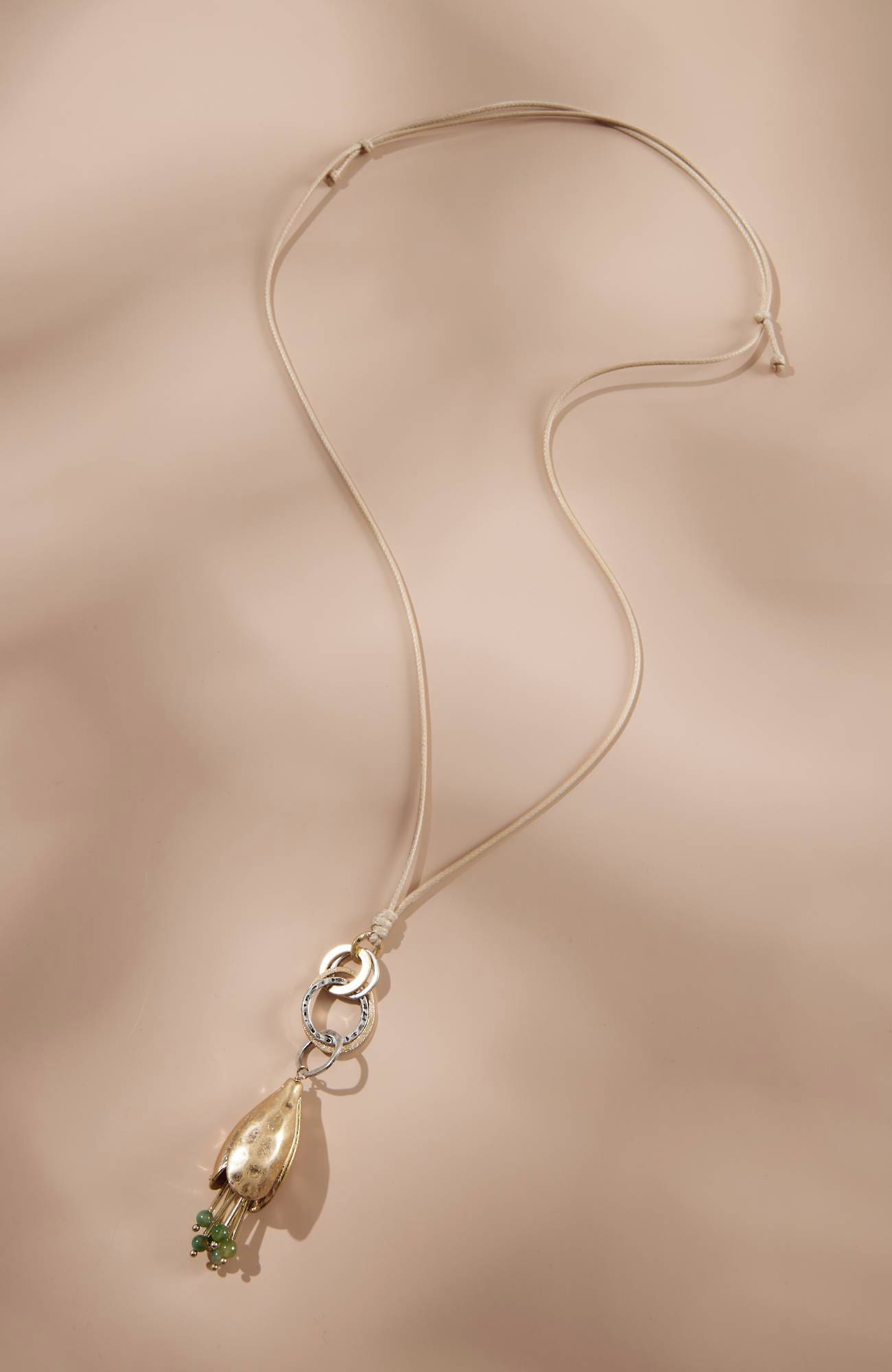 Shop Jjill J.jill Windswept Petals Flower Pendant Necklace In Goldtone