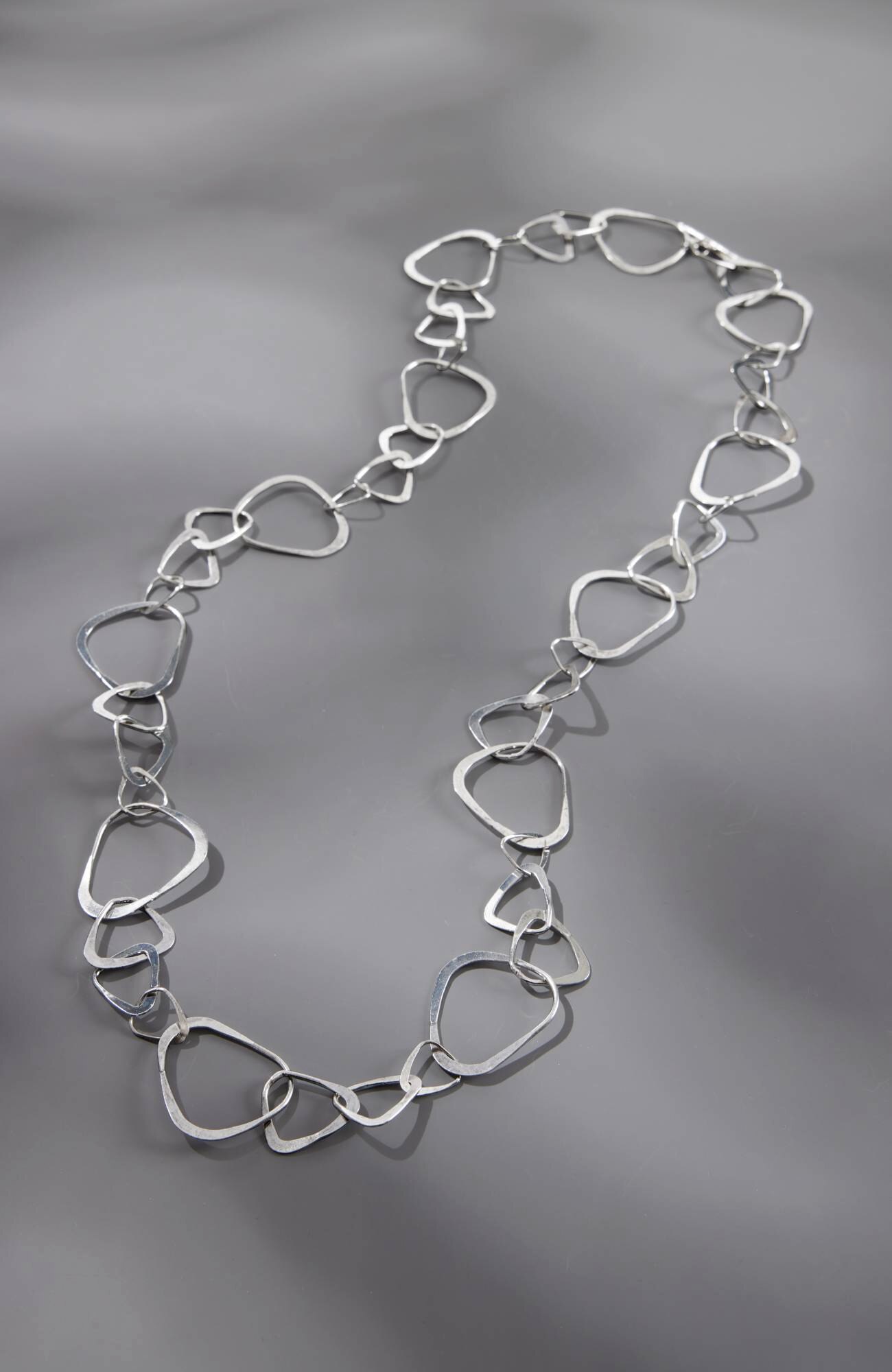 Modern Elements Rings Station Necklace