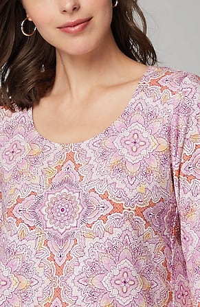 Image for Luxe Supima® A-Line Tunic