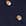 Swatch image of navy blue button dot for Flounced-Hem Midi Dress
