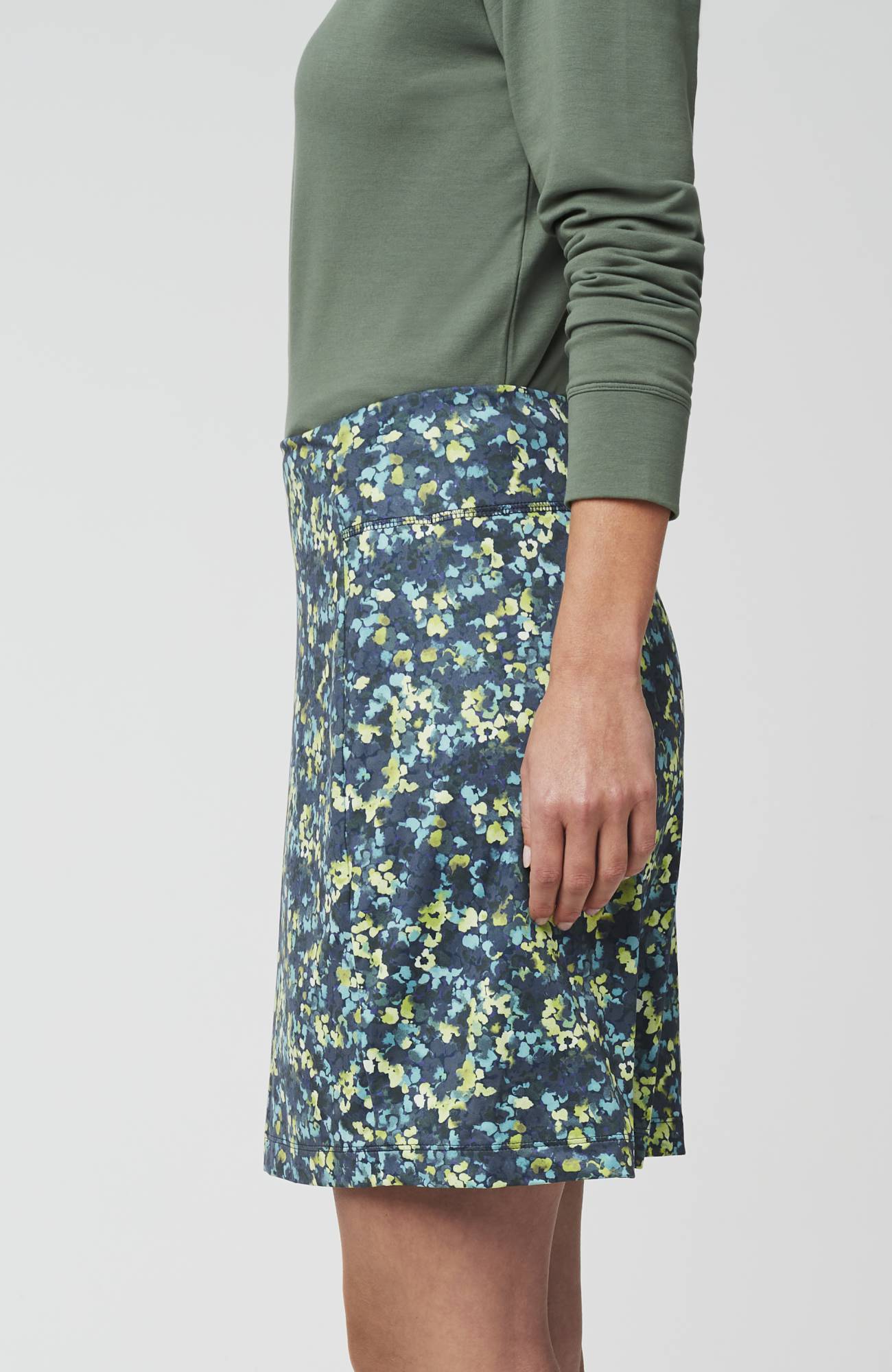 Jjill printed clearance knit midi skirt