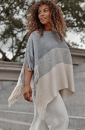 Image for Knit-Fringe Poncho